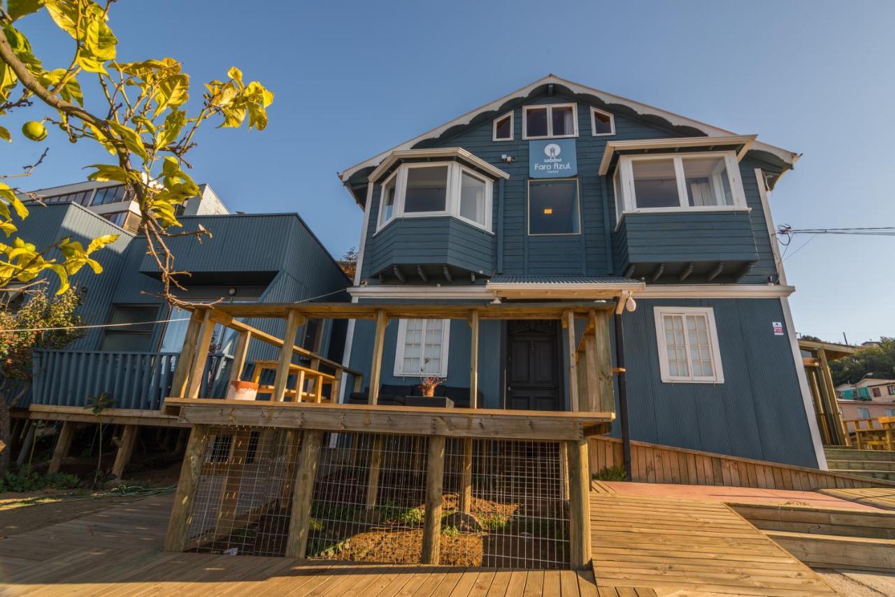 Hotel Faro Azul Valparaiso Cerro Alegre 외부 사진